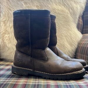 UGG Women's Brown Leather Boots